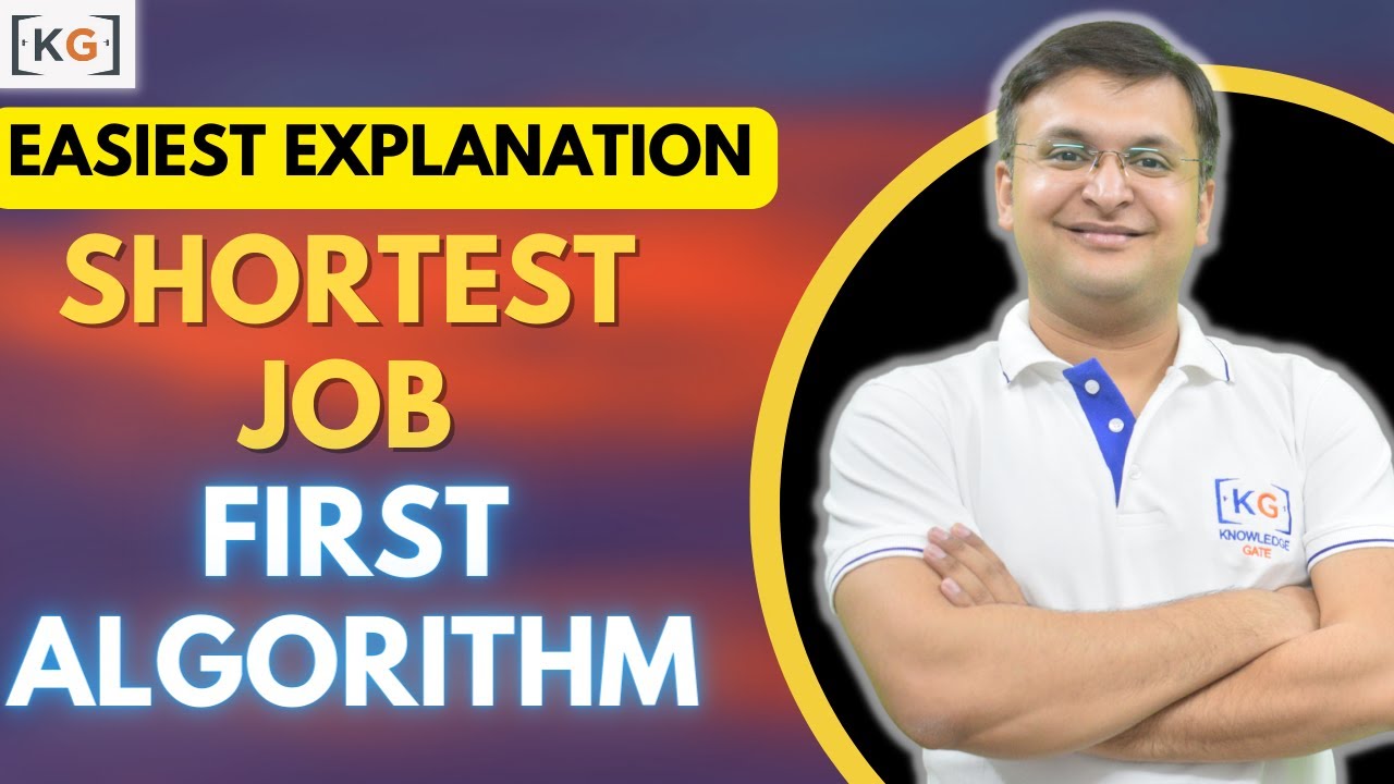 Shortest Job First (SJF) Scheduling in OS (Hindi) 🕒