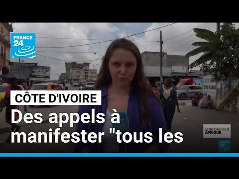 CÎte d'Ivoire : des appels à manifester "tous les jours", l'opposition réclame un dialogue politique