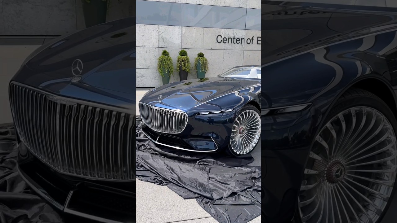 Stunning Killer Whale-Inspired Design on Mercedes-Maybach 6 Cabriolet 🐋