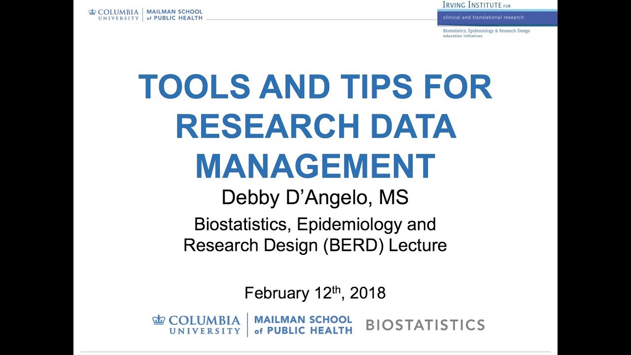 Research Data Management Tools & Tips 📊