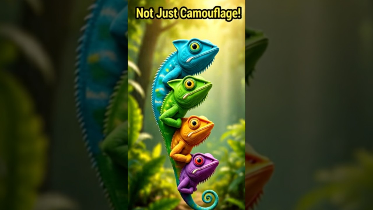 Why Chameleons Really Change Color 🦎