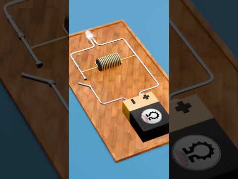 How Inductors Work (Basic Principles) ⚙️ #electronics #inductor #components #circuit