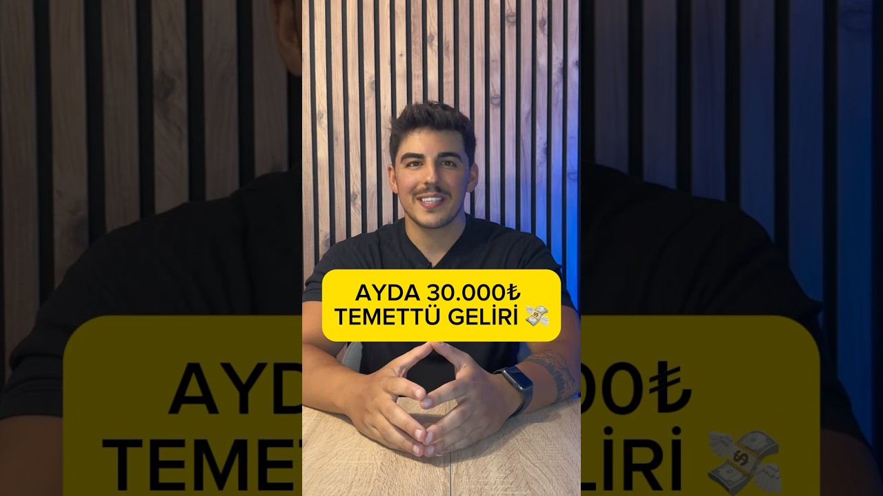 Ayda 30.000₺ Temettü Geliriyle Pasif Gelir Elde Edin 💰