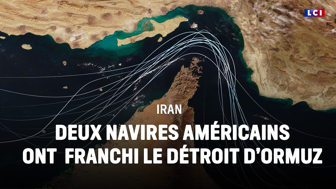 Deux navires américains traversent Ormuz 🚢