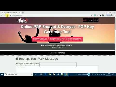How to encrypt message using asymmetric key cryptography practical video pgp key generation