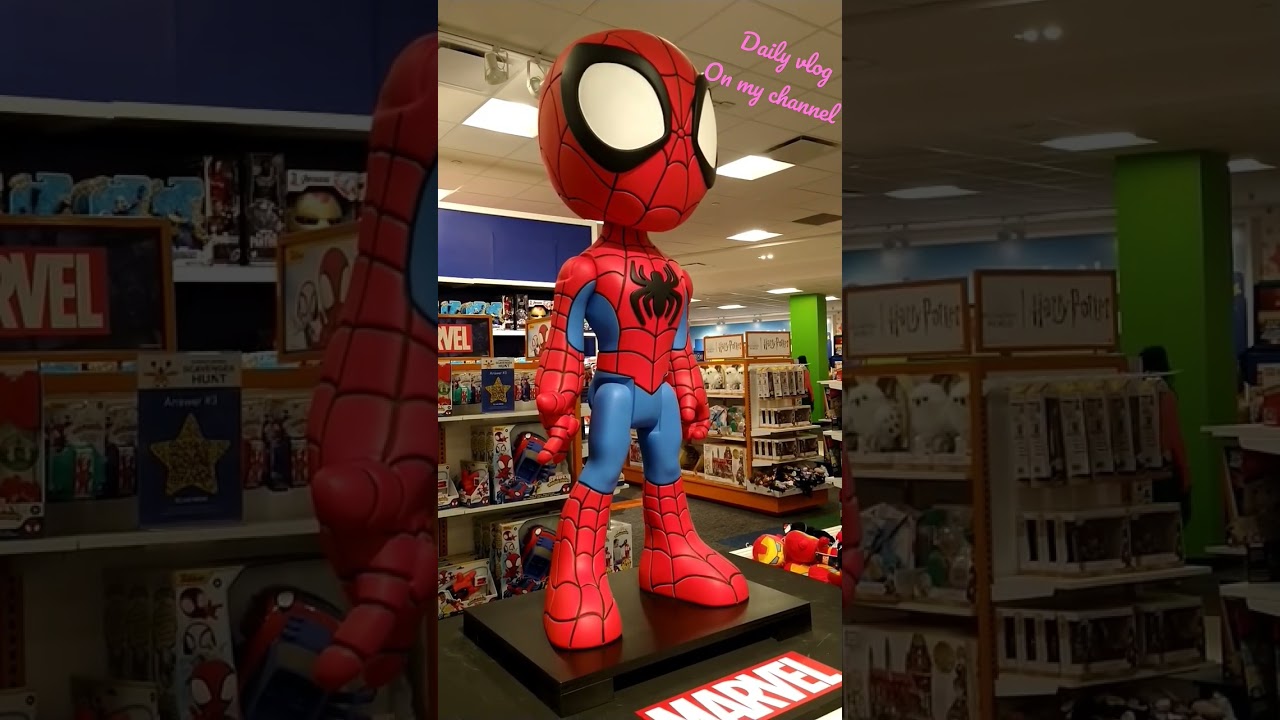 Spiderman Spotted at Toys R Us in Macy's Herald Square! 🕷️