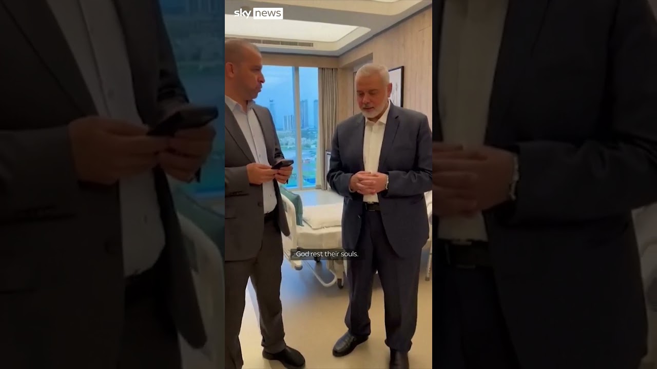 Hamas Leader Ismail Haniyeh Shocked as His Sons Are Killed in Gaza Airstrike 😢