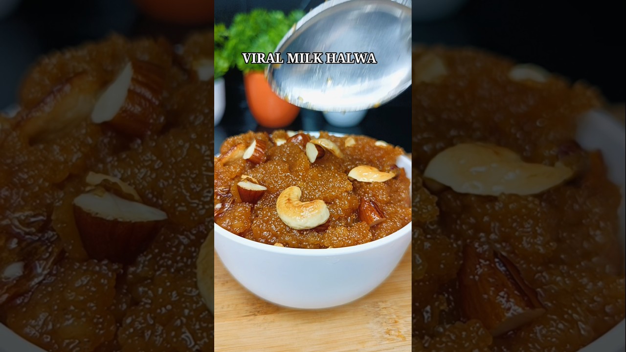 Viral Milk Halwa Recipe 🍨