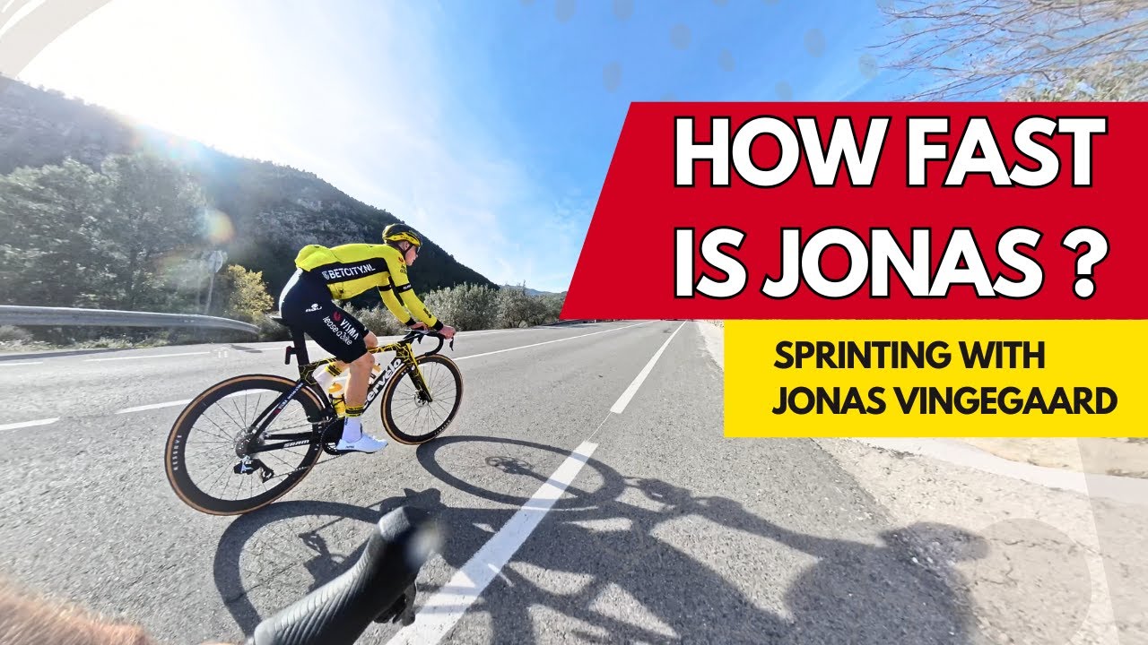 Watch Jonas Vingegaard Sprint During Winter Training 🏅 | Tour de France Champion in Action