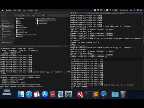 Applied Cryptography Final project - secure file transfer application (Kiki Wang)