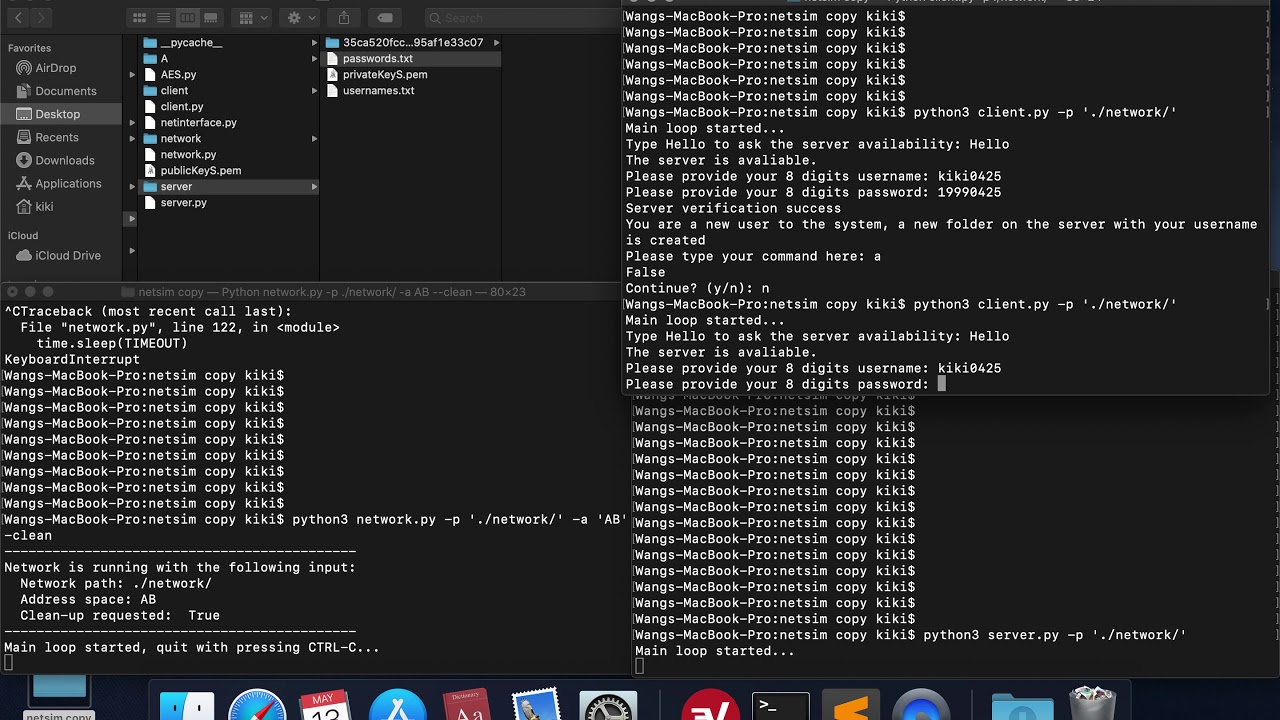 Secure File Transfer Application - Final Project in Applied Cryptography