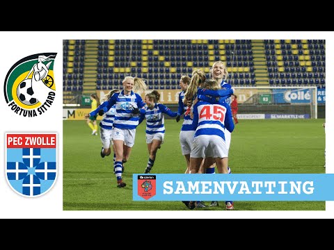Samenvatting Fortuna Sittard Vrouwen - PEC Zwolle Vrouwen  | Vrouwen Eredivisie