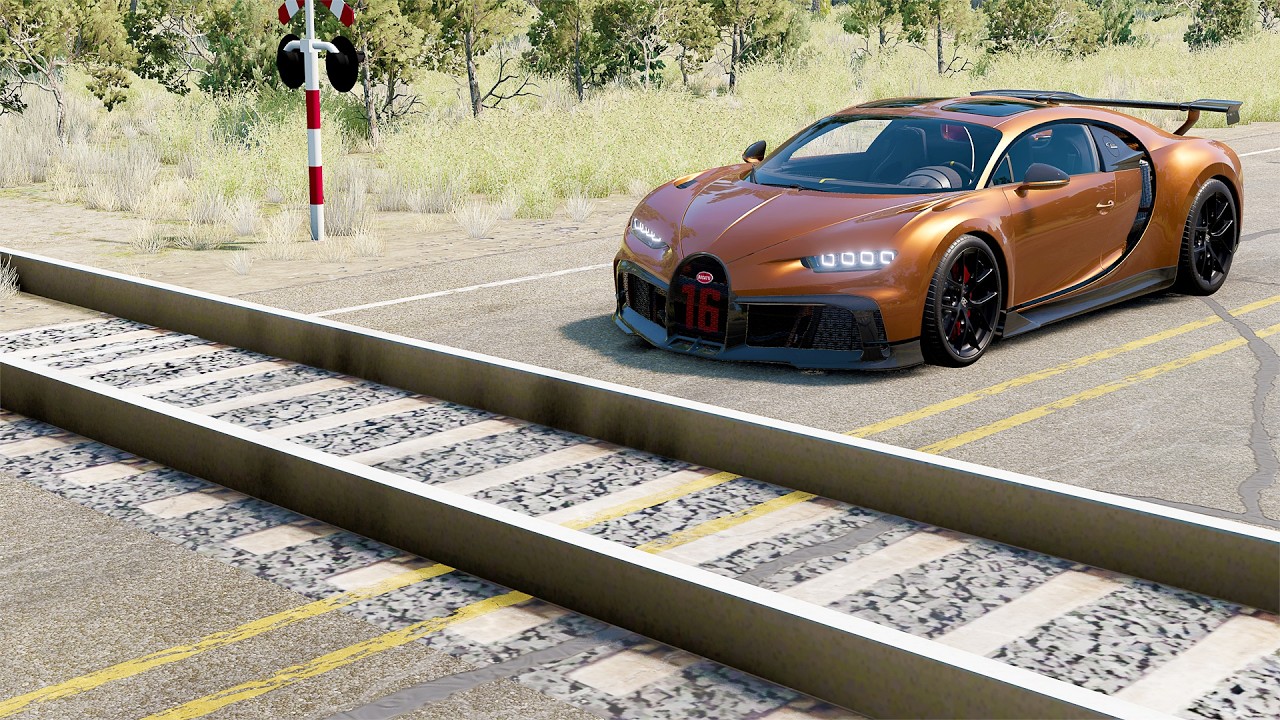 Mobil vs Rails #19 - BeamNG Drive Gameplay 🚗
