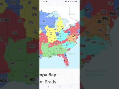 NFL Week 4 2024 TV Coverage Map CBS Early & Late Fox Single Windows