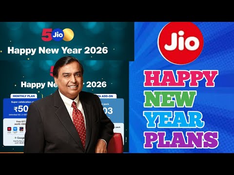Reliance Jio Launches New Year 2026 Plans 🎉