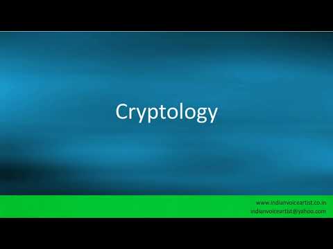 Pronunciation of the word(s) "Cryptology".