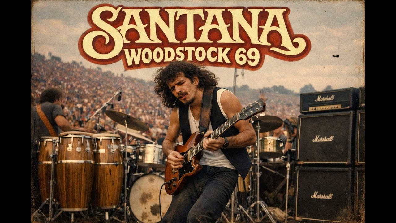 Santana Live at Woodstock 1969 🎸