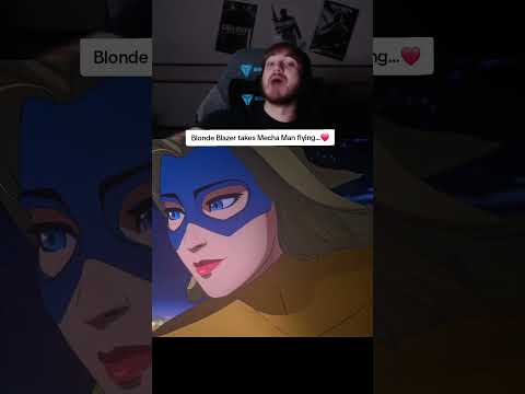 Blonde Blazer Takes Mecha Man Flying In Dispatch...❤️ #dispatch #gaming