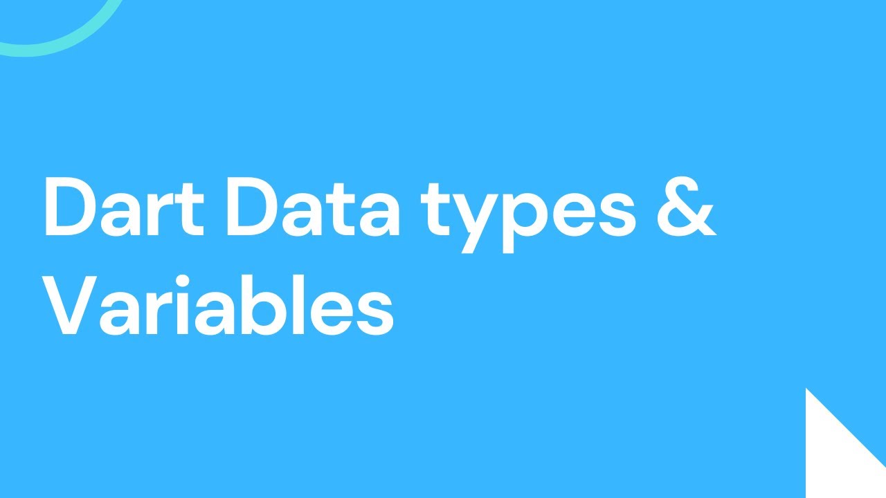 Dart Data Types & Variables for Beginners 📘