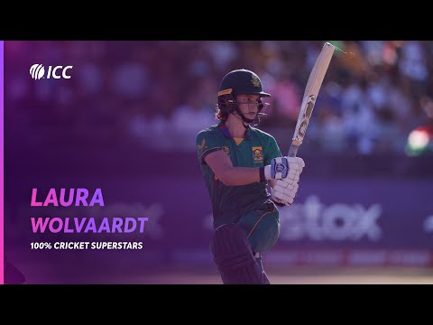 Outstanding talent Laura Wolvaardt | 100% Cricket Superstars