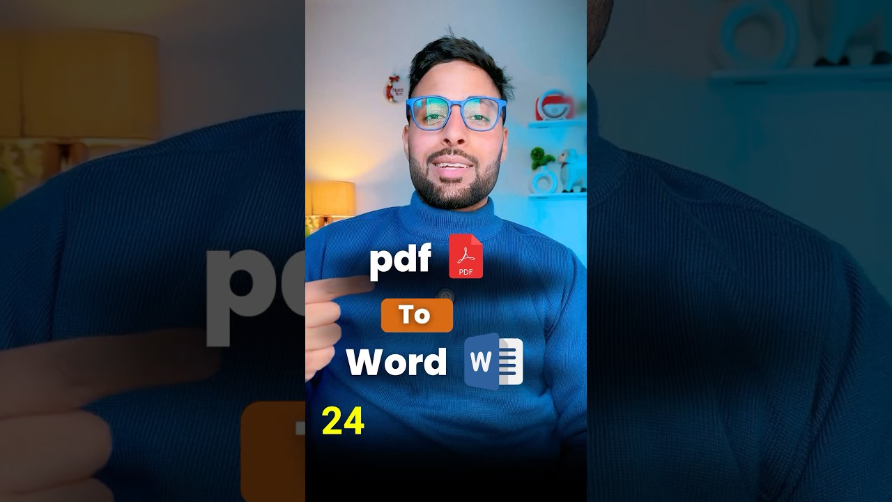 Convert PDF to Editable Word Without Apps or Websites