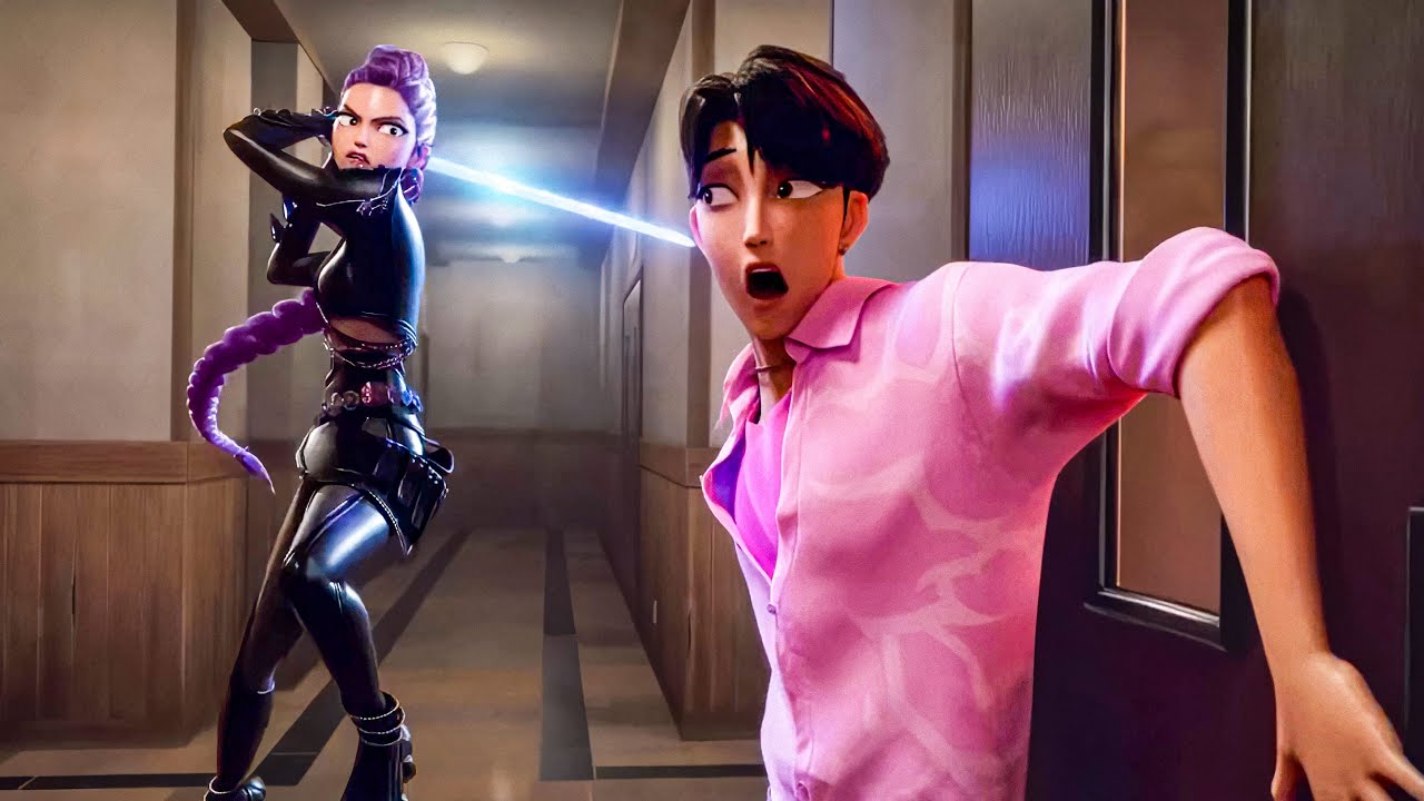 Huntrix's 'Takedown' Song | K-Pop Demon Hunters Clip (2025) 🎶