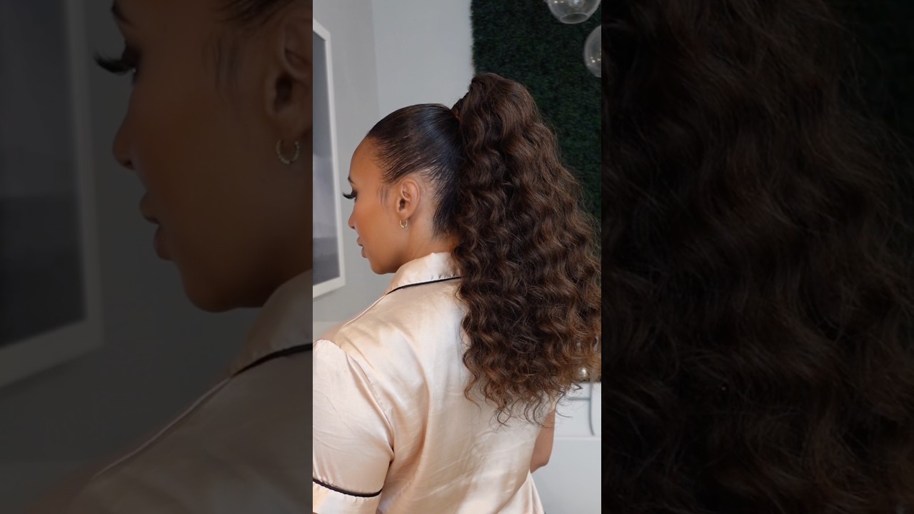 This just might be the perfect ponytail ✨ #blackhair #hairstyle #ponytail