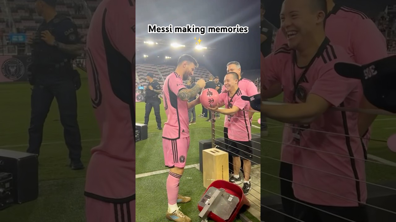 It’s what Messi does ♥️