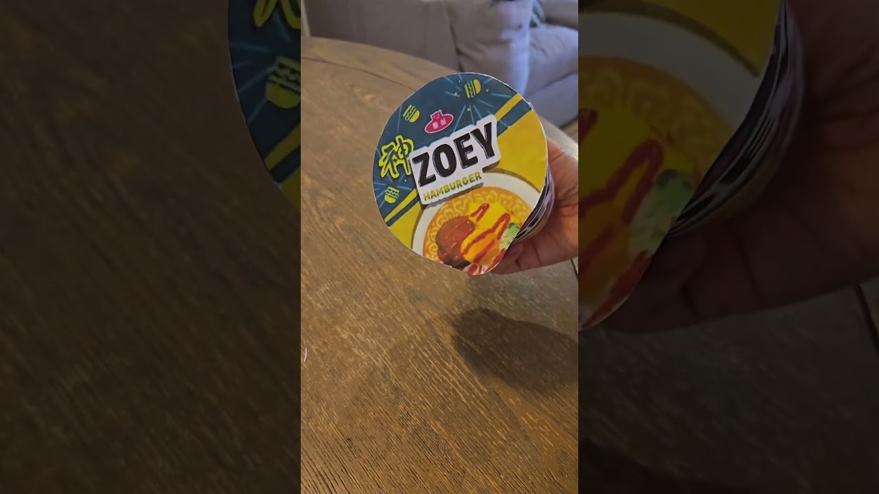 Making Kpop Demon Hunters noodles with original music #kpopdemonhunters #zoey #reallife #케데헌 #diy