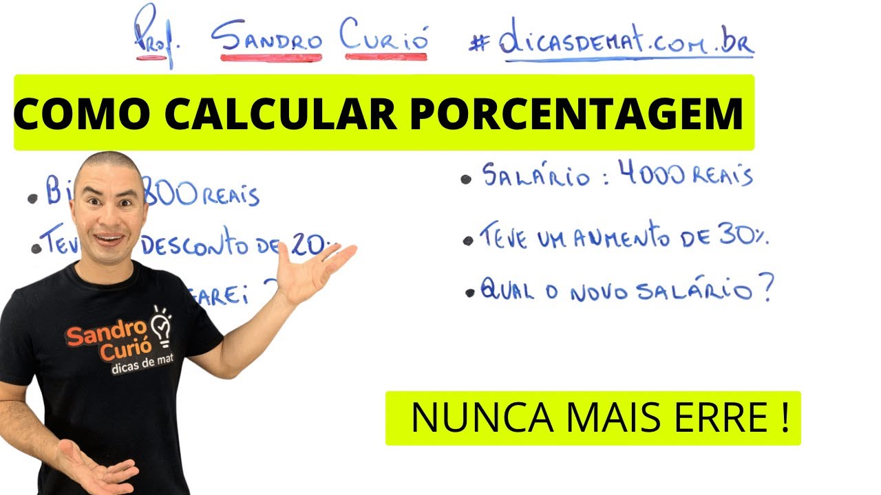 Como calcular porcentagem em 5 minutos 📊