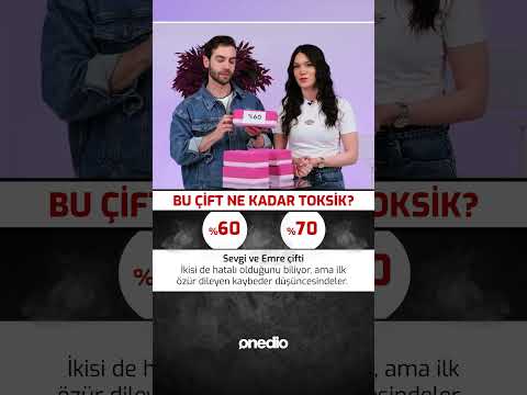 Hazal Subaşı ve Burak Berkay Akgül Toksik Çiftleri Yorumluyor 😂 Toksikliği bar ile göster! 😂 #shorts