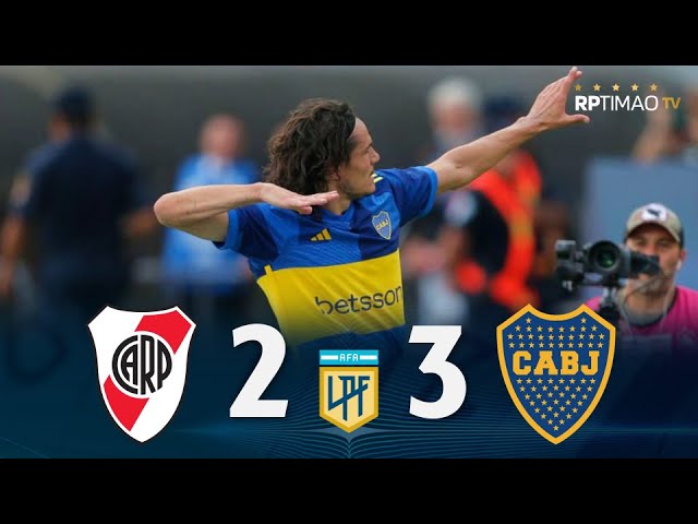 Epic Rivalry! River Plate 2-3 Boca Juniors | Copa Liga Argentina 2024 Highlights ⚽