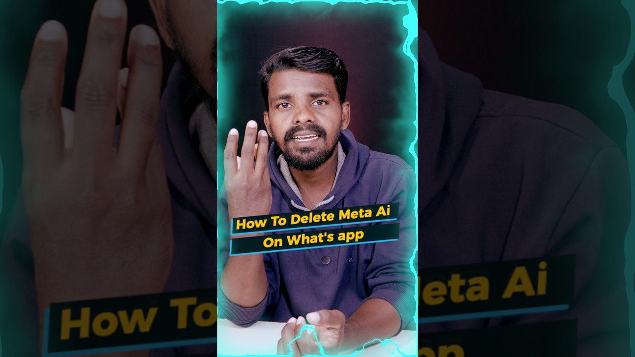 WhatsApp లో Meta AI ఎలా డిలీట్ చేయాలి 🧹