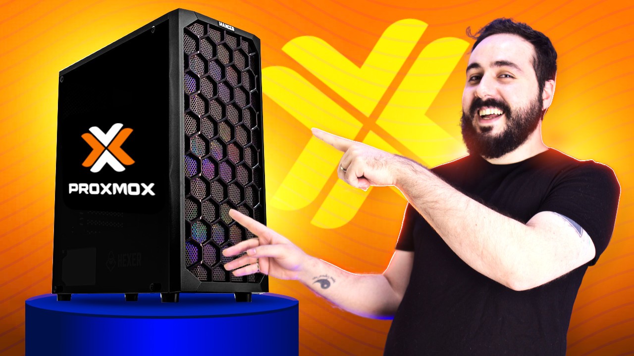 Montei um Servidor PROXMOX pro meu HOMELAB