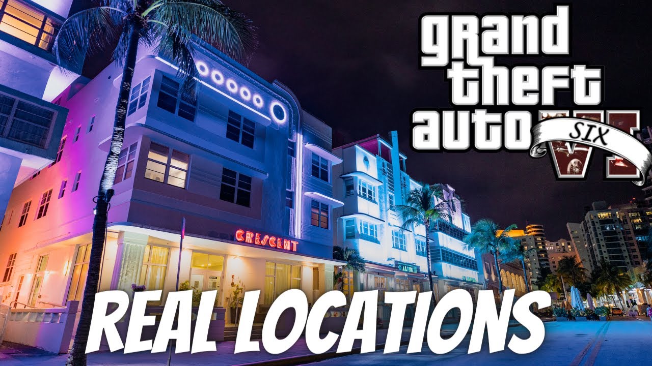 Visited GTA 6 Locations in Miami 🌴