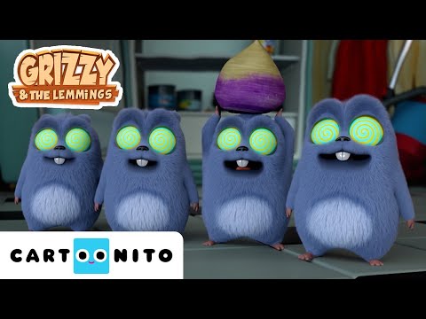 Grizzy e os Lemingues | O poder da hipnose | Cartoonito