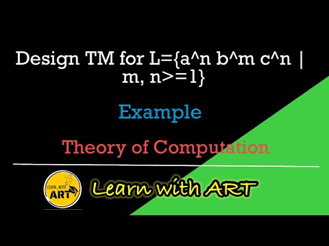 Design Turing Machine (TM) for L = {a^n b^m c^n | m, n =1 & onwards }