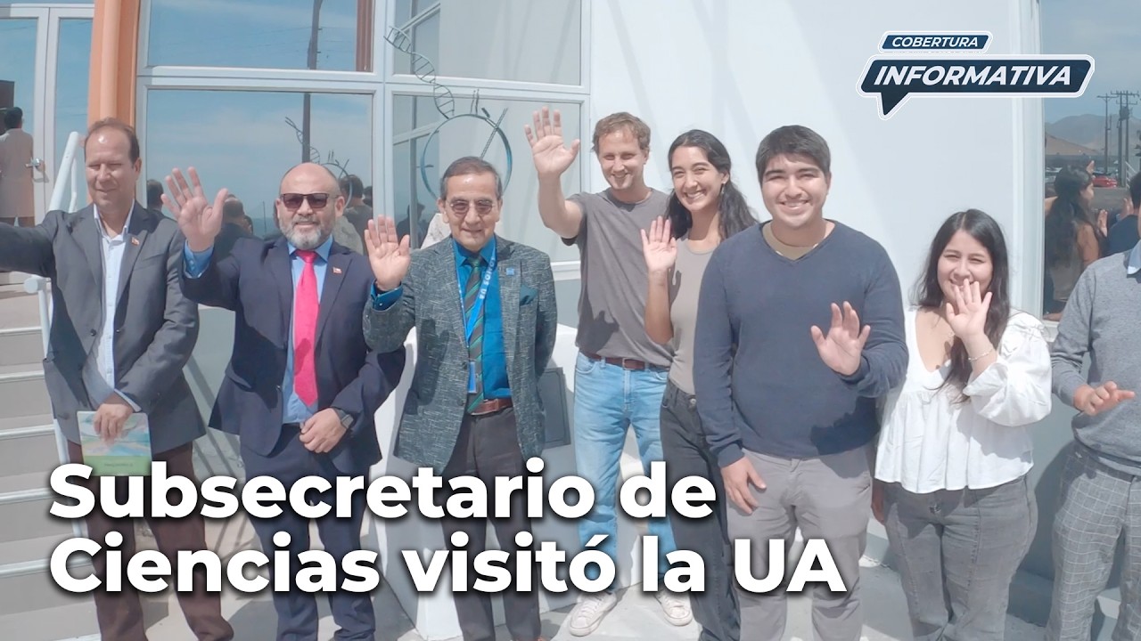 Subsecretario de Ciencia visita la UA para conocer investigaciones 🔬