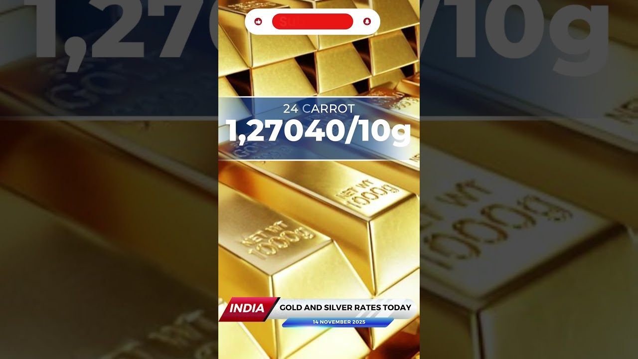 14 November Gold & Silver Price Update 💰 | Today's Rates in India