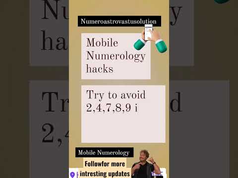 mobile number hacks #numerology #vastushastra #astrologer #astrology #daily
