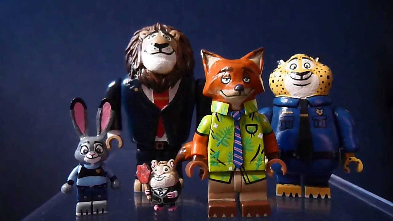 Custom Lego Zootopia Minifigures: Nick, Judy & More