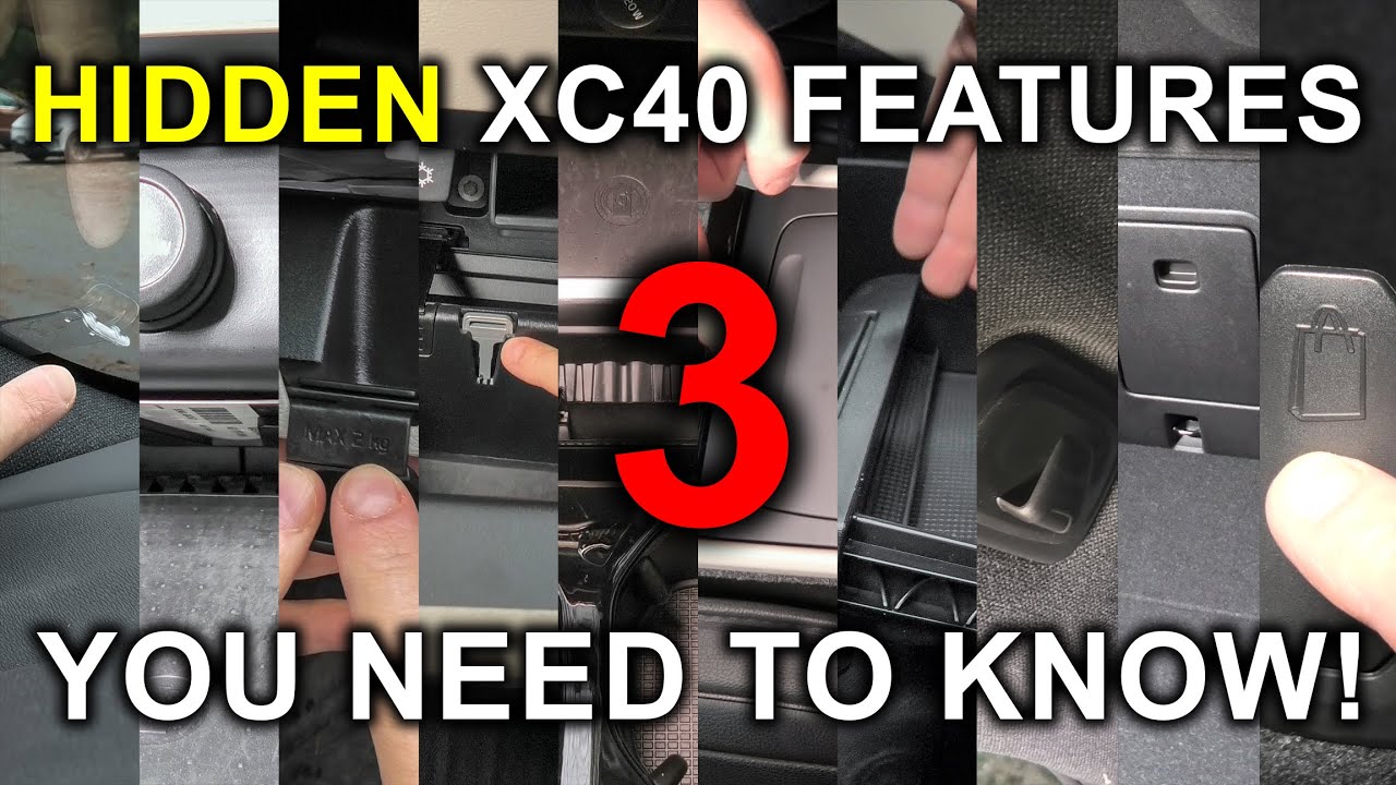 Volvo XC40 (2019-2026): 10 Hidden XC40 Features You Need To Know! Part 3 - Convenience And Storage.