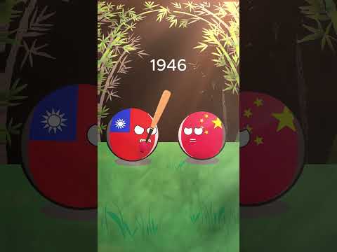 Chinese civil war 1927-Now #countryballs #china #civil #1949 #history #taiwan