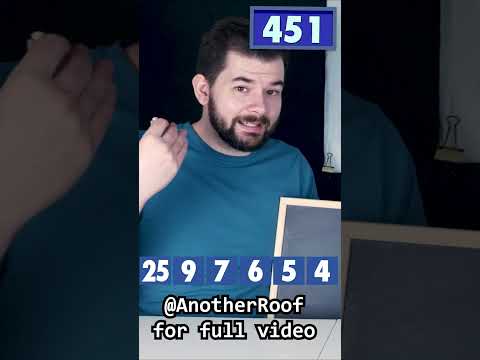 A Simple Trick to Solve Countdown Numbers #shorts