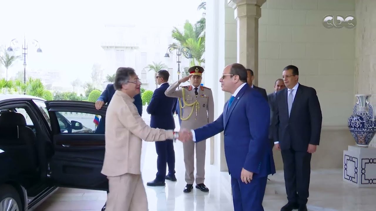 الرئيس السيسي يستقبل رؤساء كولومبيا والكونغو الديمقراطية في قصر الاتحادية 🇪🇬