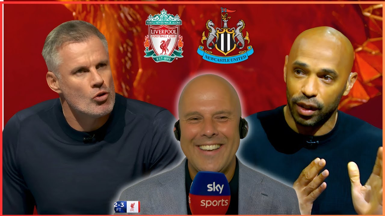 Liverpool vs Newcastle 2-2: Thierry Henry & Jamie Carragher's Expert Reactions + Arne Slot Post-Match Analysis ⚽