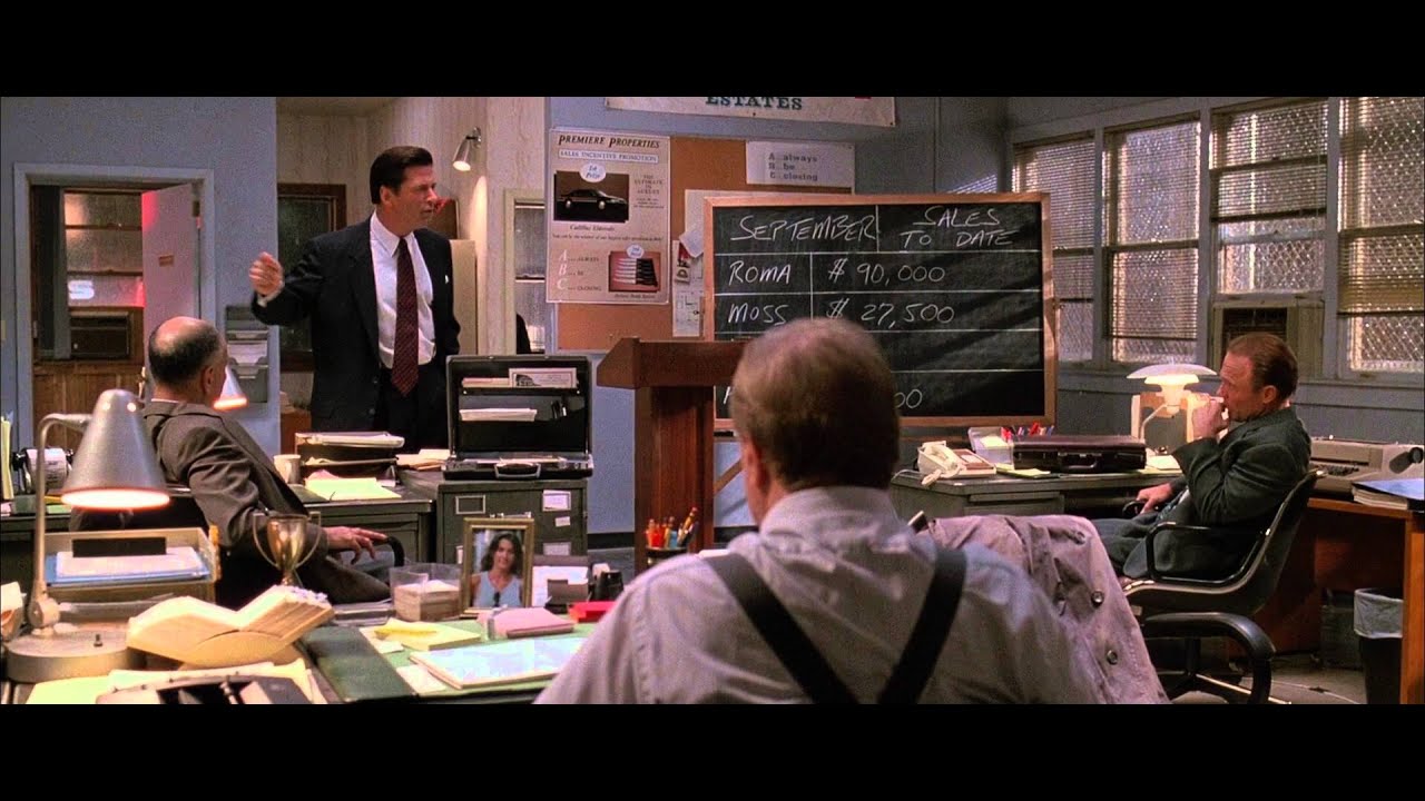 Powerful Speech by Alec Baldwin in Glengarry Glen Ross 🎯