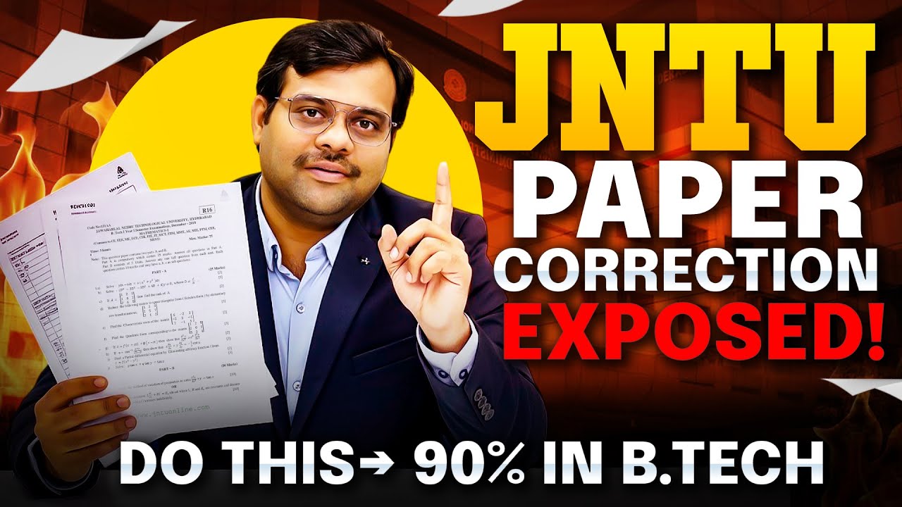 JNTU Paper Correction and Presentation Strategies | JNTUK & JNTUH Exam Insights