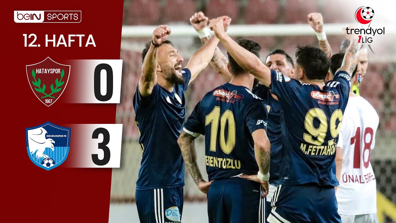 Erzurumspor Farklı Galibiyetle Hatayspor'u 3-0 Mağlup Etti! | 12. Hafta Özeti ⚽