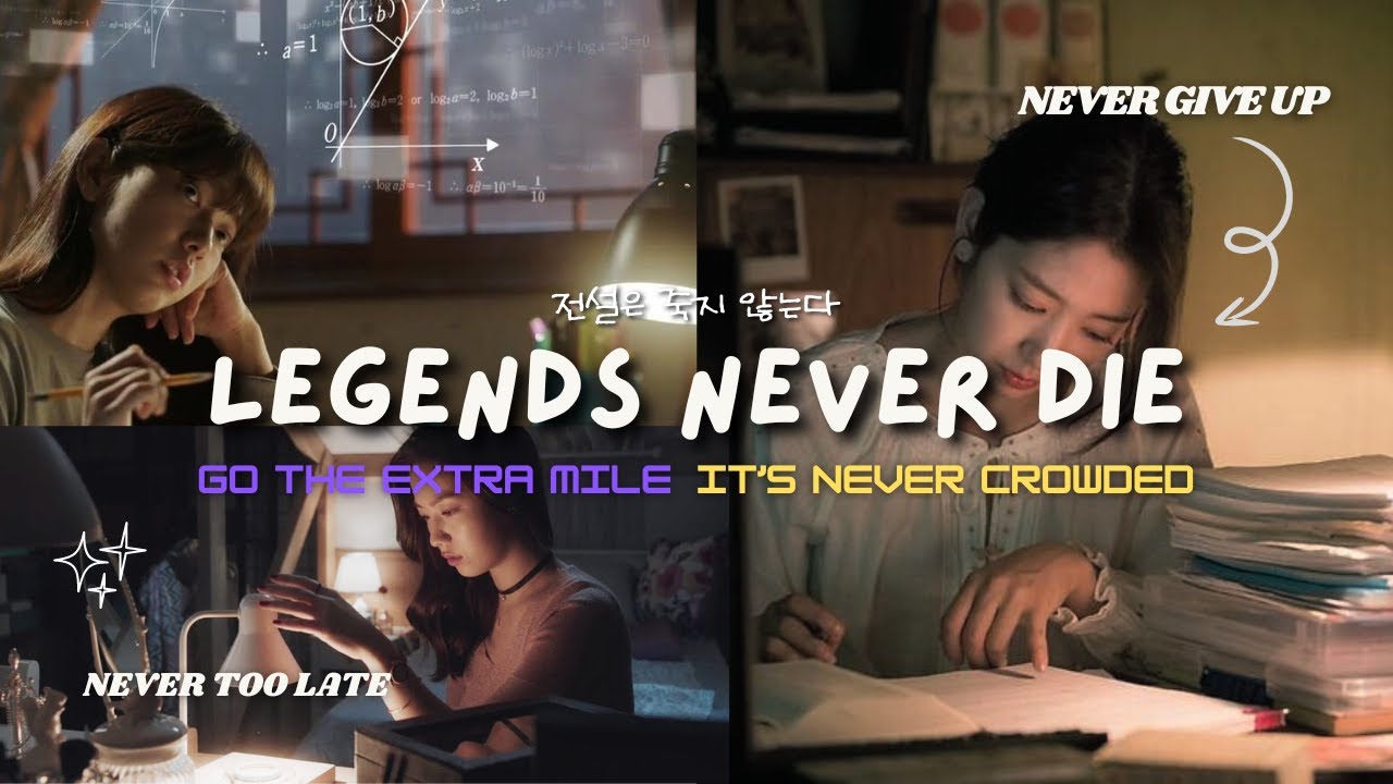 Legends Never Die: Study Motivation from KDrama & CDrama 📚